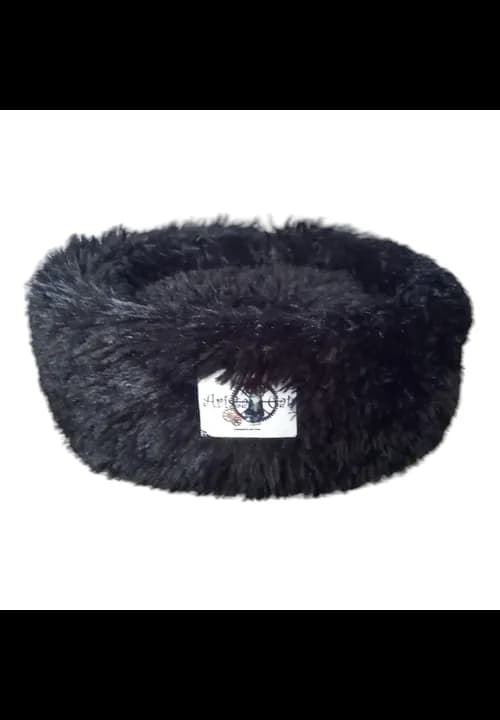 Bespoke Brats Round Bed - Black - Small