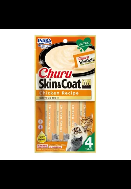Churu Skin And Coat Chicken 4 X 14G