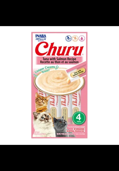 Churu Tuna With Salmon 4 X 14G