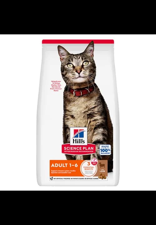 Hills Cat Adult Lamb 3Kg