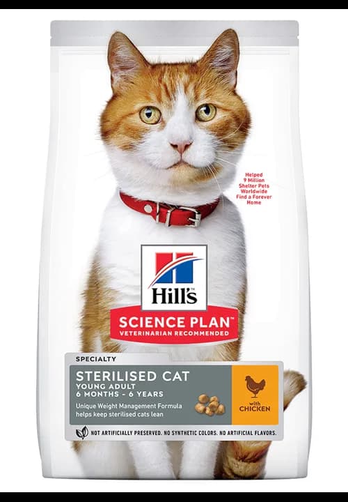Hills Cat Adult Sterilised 3Kg