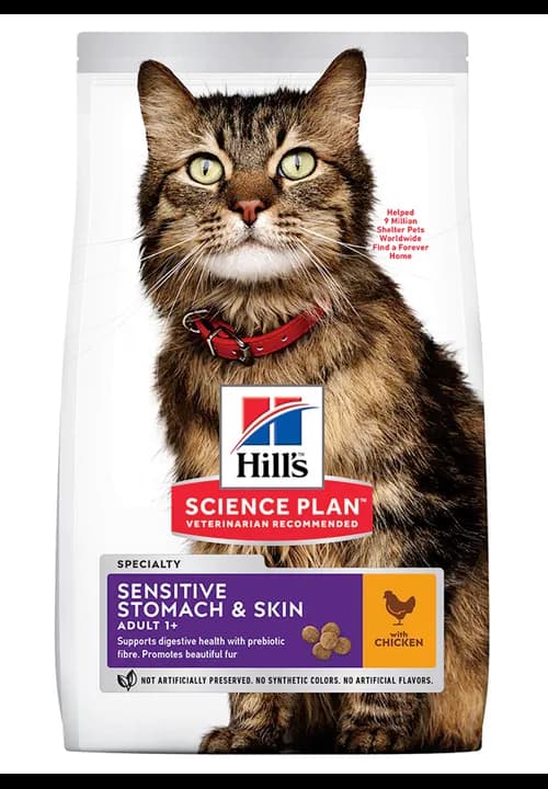 Hills Cat Sensitive Stomach & Skin 1.5Kg