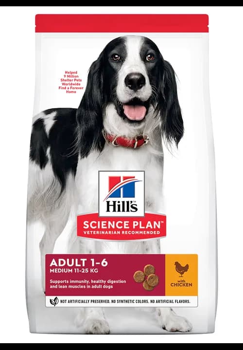 Hills Dog Adult Medium Breed Chicken 2.5Kg