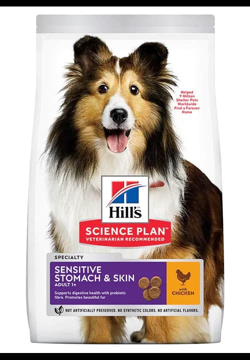 Hills Dog Adult Med/Large Sensitive Stomach & Skin 2.5Kg