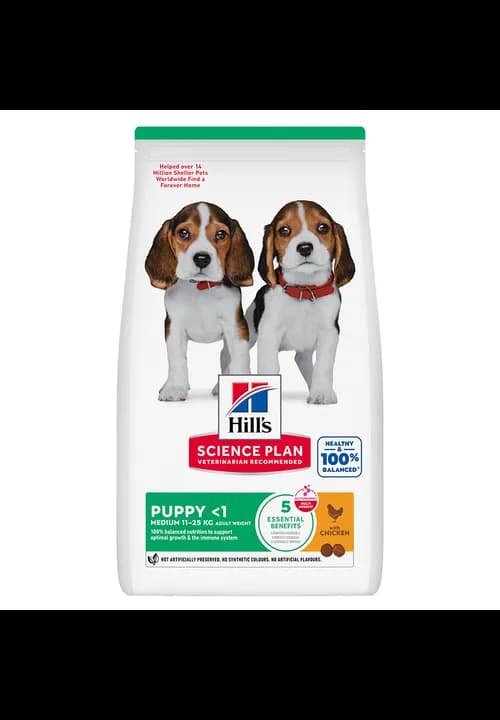Hills Puppy Medium Breed Chicken 2.5Kg