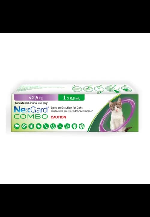 Nexgard Combo Cat 0.8-2.5Kg