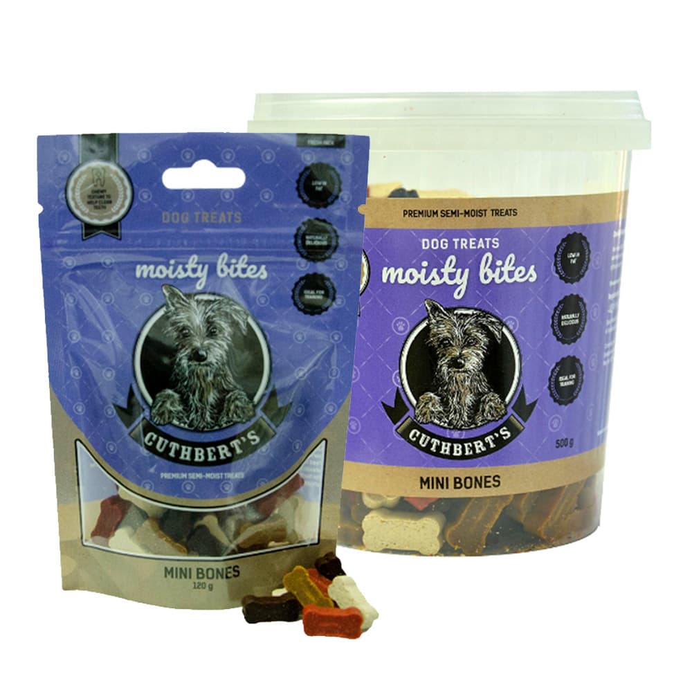 Cuthberts Moisty Bites Mini Bones 120g