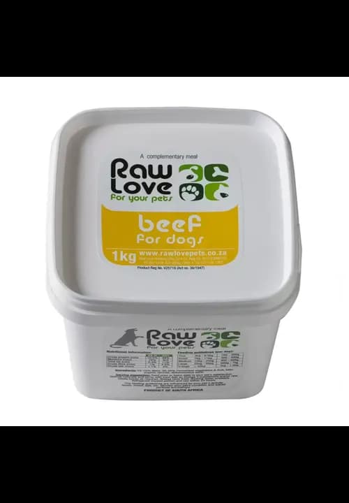 Raw Love For Dogs - Beef 1Kg