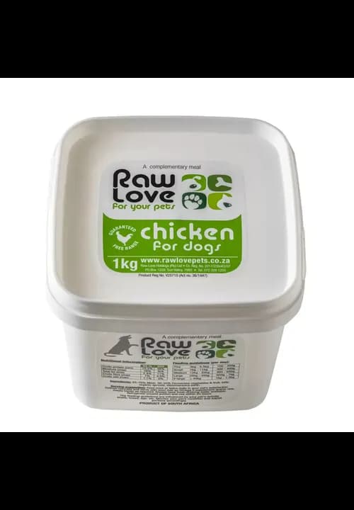 Raw Love For Dogs - Chicken 1Kg