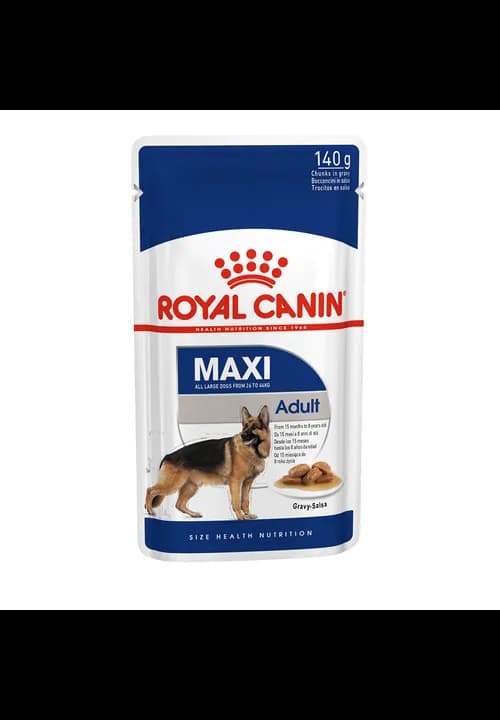 Royal Canin Maxi Adult Chunks In Gravy 140G