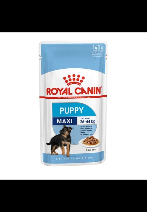 Royal Canin Maxi Puppy Chunks In Gravy 140G