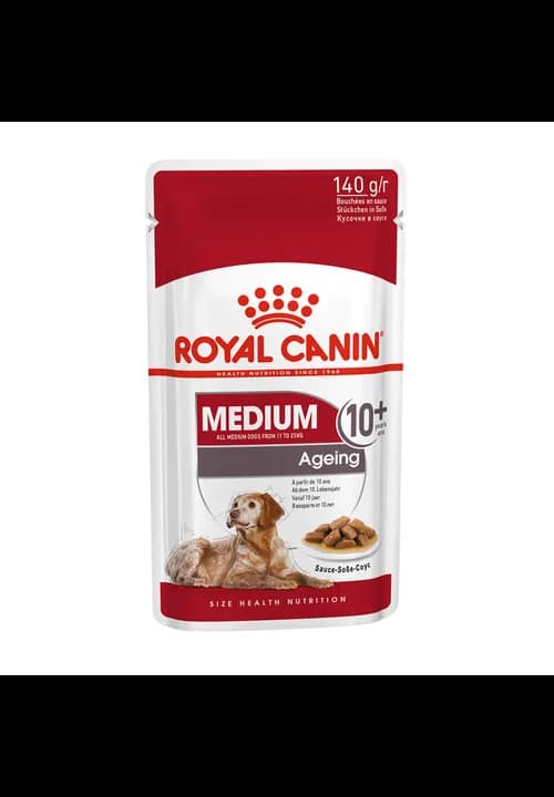 Royal Canin Medium Ageing Chunks In Gravy 140G